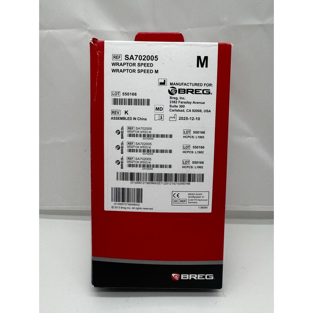 Breg Wraptor Speed ankle brace size M - SA702005